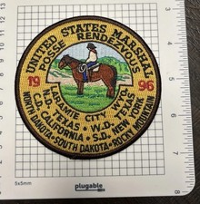 US Marshal 1996 Posse Rendezvous Patch Ultra Rare