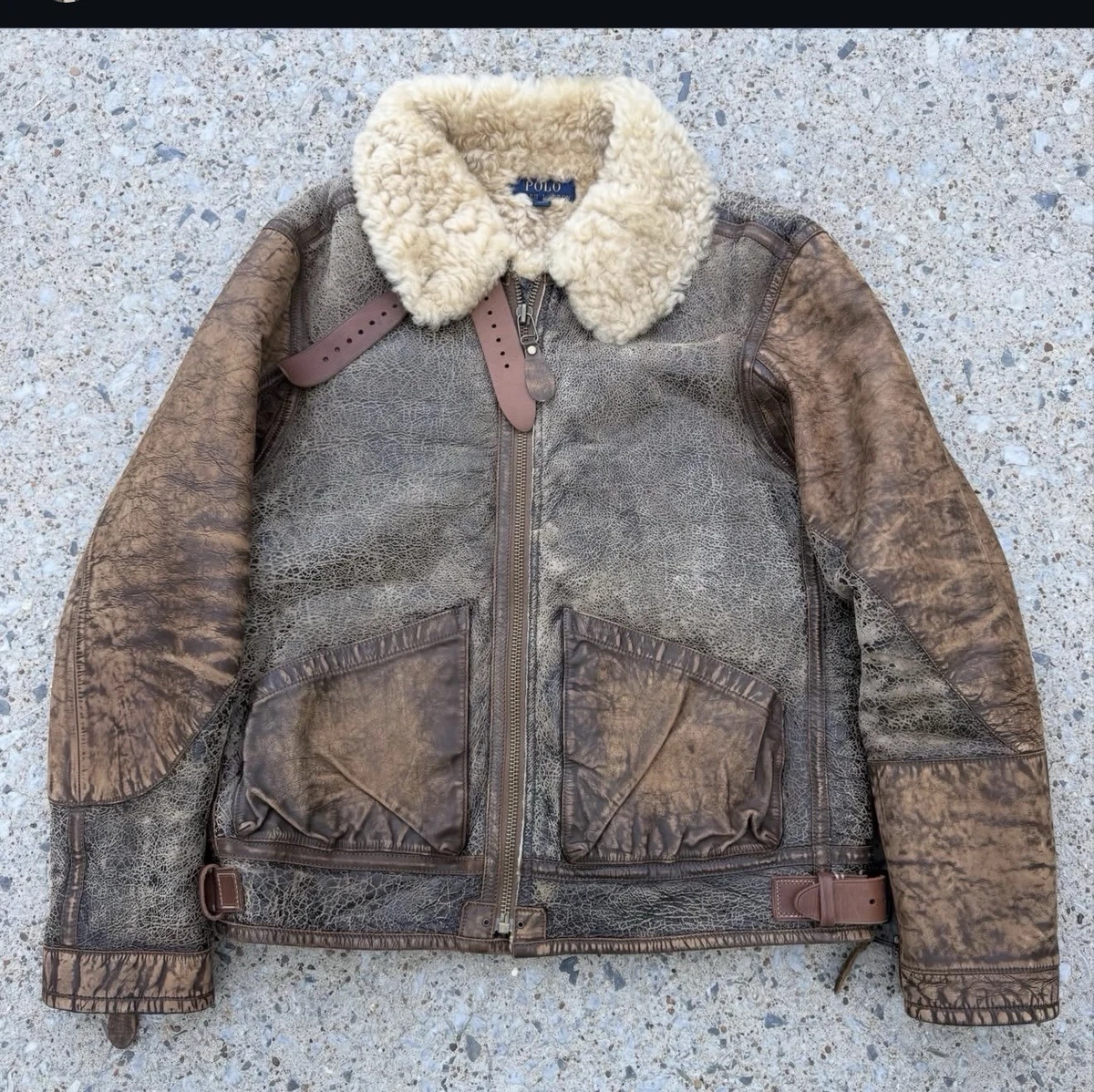 Polo Ralph Lauren Leather Outer Shell Coats, Jackets & Vests for