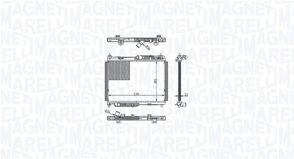 MotorküHler WasserküHler Magneti Marelli 350213215600 FüR Ford Fiesta 7 HJ HF-image