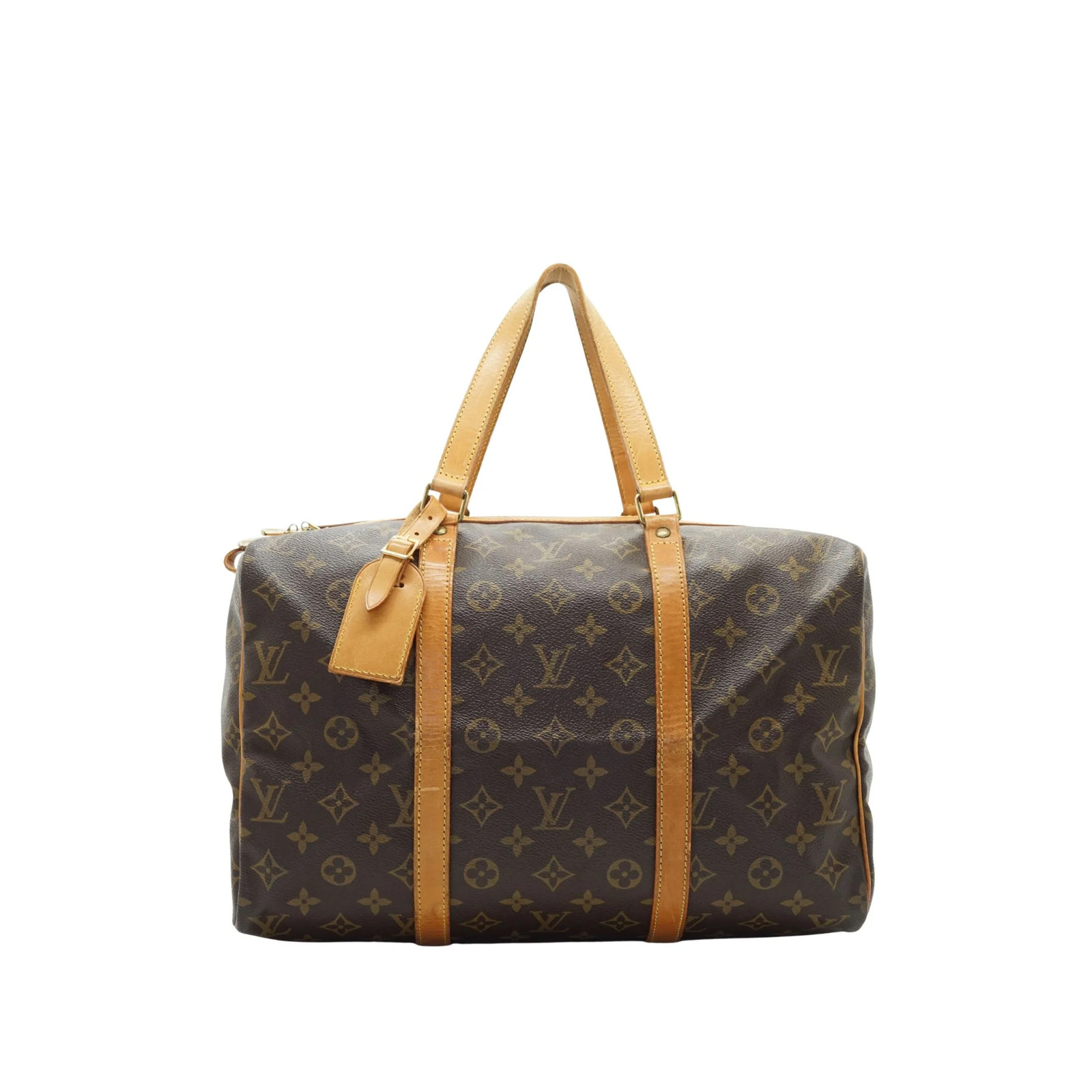 Autentica borsa borsetta Louis Vuitton vintage monogramma sacca souple 35