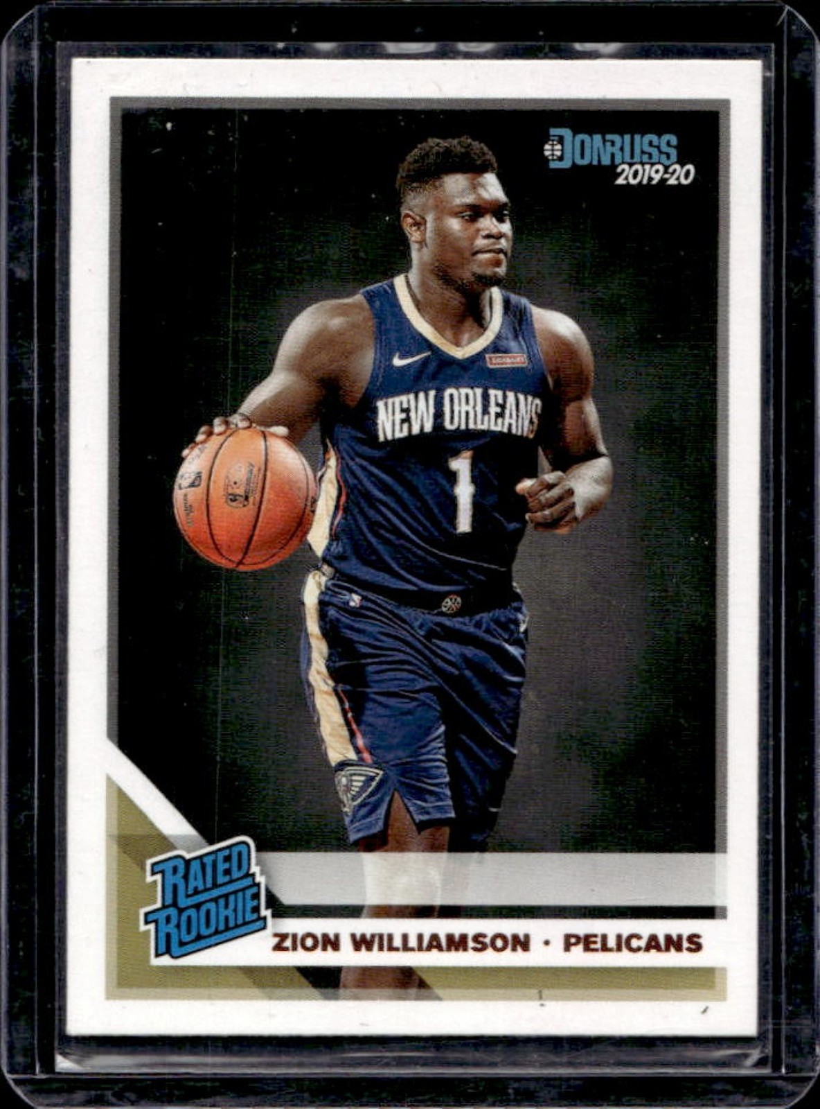 2019-20 Donruss Zion Williamson Rookie RC #201 Pelicans