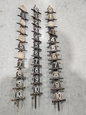 American Ten Gallon Visible Gas Pump Gallon Markers 