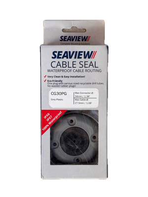 Seaview CG30PG Retro Fit Cable Seal Grey Gf, ABS For Wire Up To 27.5mm