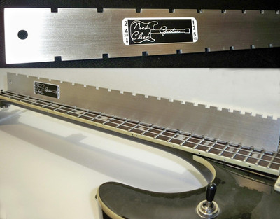 Made in USA- Guitar Neck Straight Edge (Notched) Luthier Tool. Fits Fender/Gibso