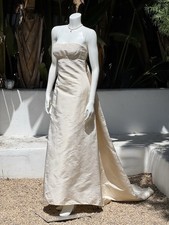 Vintage Oscar De La Renta Silk Wedding Gown Wedding Dress Xs Small