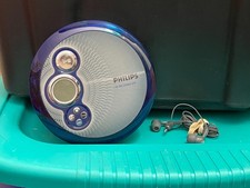 Philips 45 Seconds ESP Portable CD Player AX2420/17 Tested Works READ DESCRIPT.