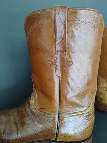 LUCCHESE Men's Roper Boots Size 9.5D - Picture 16 of 21