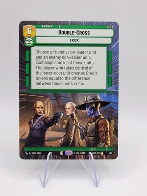 Double-Cross (434) (Hyperspace) - Near Mint Star Wars: Unlimited
