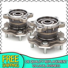 Par de bujes y cojinetes de rueda trasera para Nissan Quest Máxima 2004-08 y 02-06 Altima