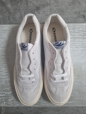 Superga Weiß Leder