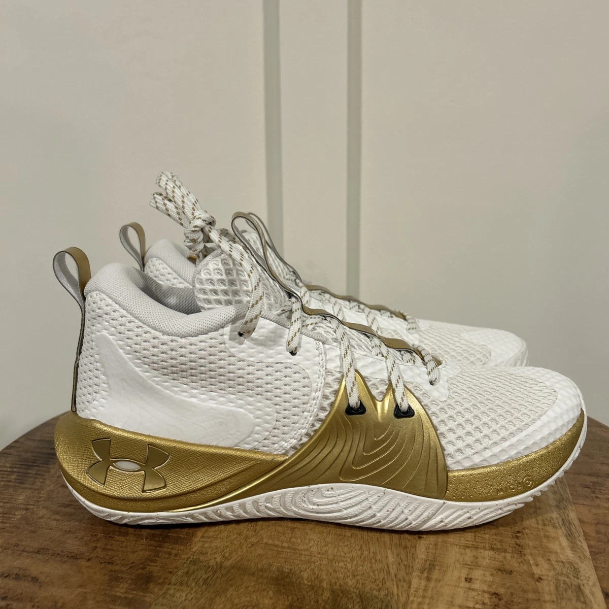 UA Embiid 1 ホワイト/ゴールド US 9 Size 9 - Under Armour Embiid One Goldmind for sale online | eBay