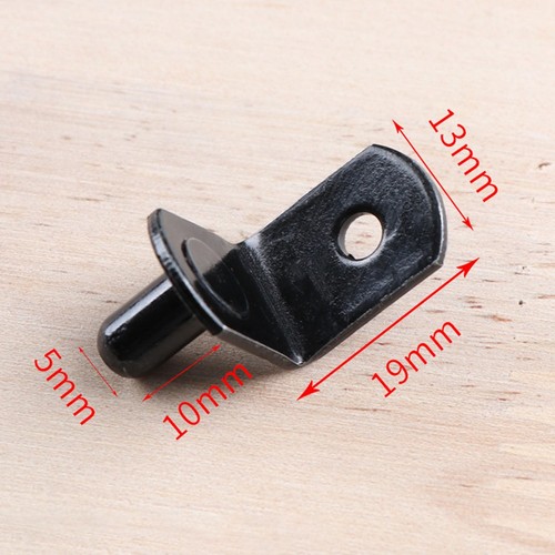 20 Stück Regalstützstifte Stifte 5mm L förmige Schrankhalterung Bronze - Bild 7 von 9