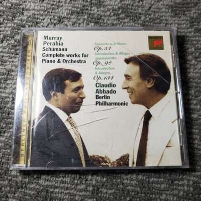 Schumann   Perahia, Abbado Piano Concerto Op. 54 CD 1997 Classical Sony