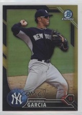 2016 Bowman Chrome Prospects Black & Gold Refractor Wilkerman Garcia #BCP164 1u6
