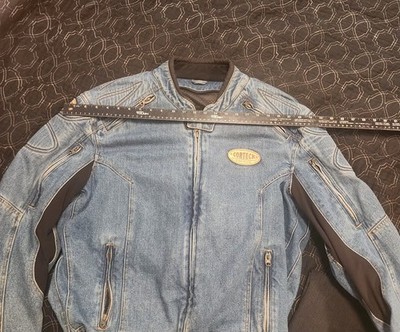 Cortech DSX Men's Motorcycle Jacket Denim Riding Armor, Padded, XL