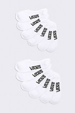 VANS Classic No Show Socks 6-Pack WHITE