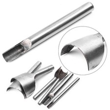 5-50MM Leather Craft Half-Round Cutter Punch Strap Tools Belt Wallet End DIY