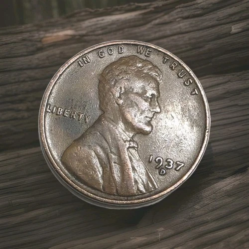 * 1937 D Lincoln Wheat Cent/ Penny ☆ FREE SHIPPING