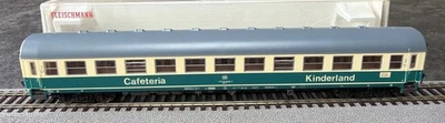 Fleischmann HO DB Cafeteria/ Kinderland Coach - Turquoise/Cream Epoch 1V- Boxed - Image 1 of 4
