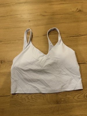 Light Blue Lululemon Align Cropped Tank Size 8