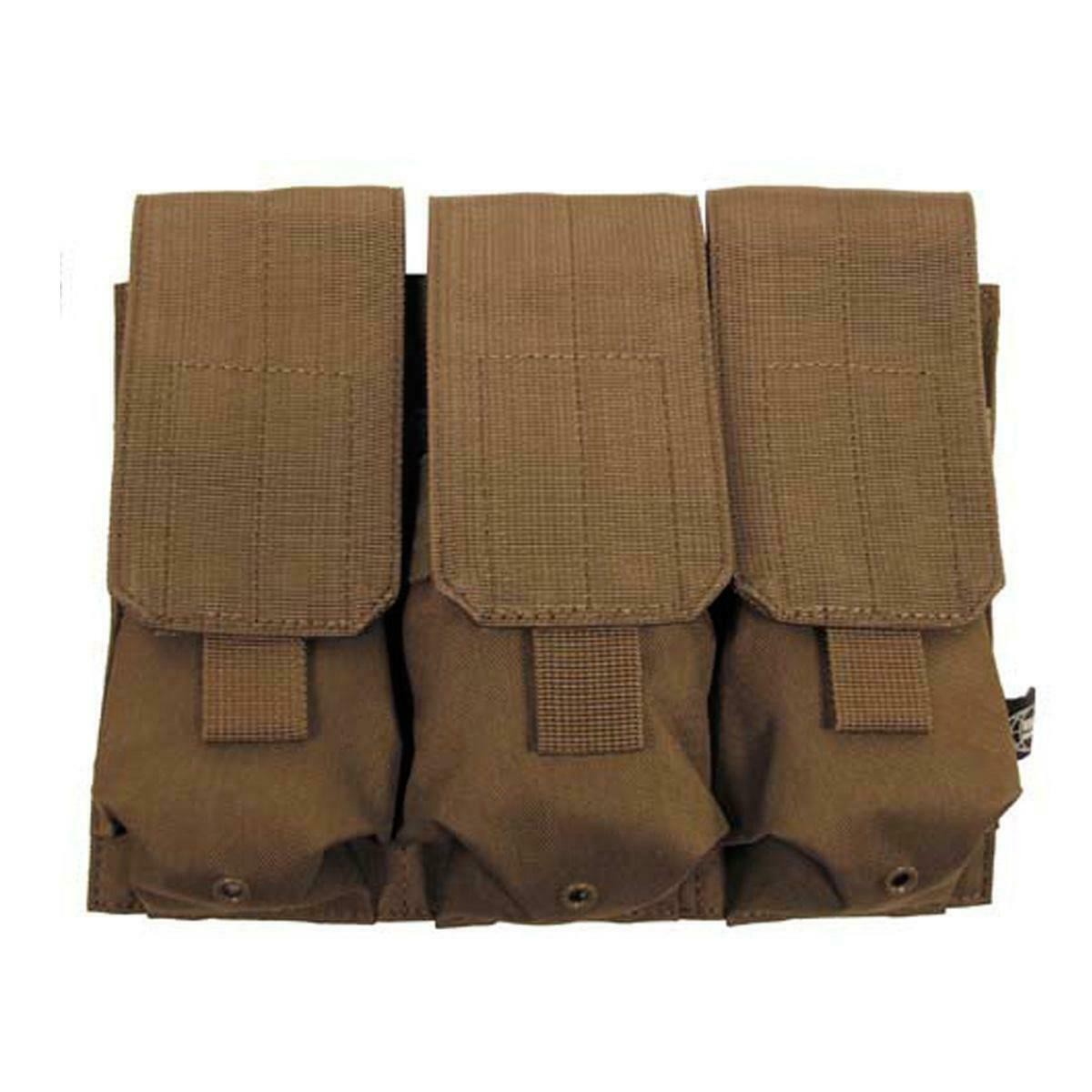 Mfh Triple Magazine Molle Pouch M-Series Coyote 30616r Airsoft Shooting Pouch
