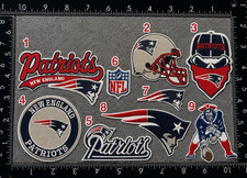 NEW ENGLAND PATRIOTS IRON ON EMBROIDERED PATCHES CHOOSE FROM MENU