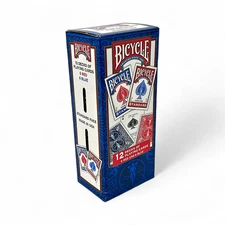 Bicycle 12 Decks of Playing Cards - Standard Face 6-Red 6-Blue