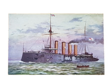 Postcard:- HMS  King Alfred -Tuck's Oilette  - Our Navy (Series I) 9082 - VG