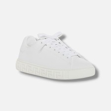 Versace Women's White Responsible Low Top Sneakers Size 10
