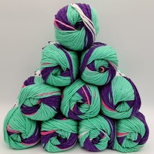 Yarn Outlet Variegated Aran Knitting/ Crochet Yarn 10X100g Balls-S99