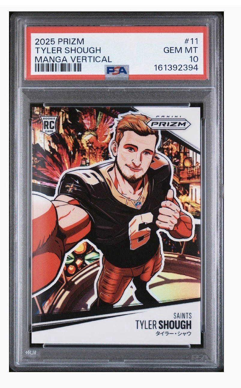 Tyler Shough Panini Prizm Manga Vertical #11 Base