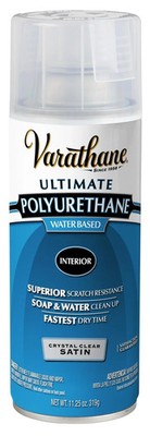 Varathane Water-Based Ultimate Polyurethane, 11.25 oz, Crystal Clear Satin