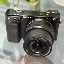 95 New Sony Alpha a6100 24.2MP Mirrorless Digital Camera with 16-50mm Lens Kits