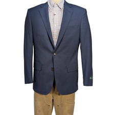 Brooks Brothers Navy Blue Wool Blend Blazer Sport Coat Sz 38R NWT 450