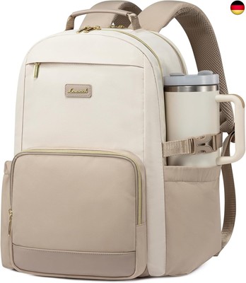 LOVEVOOK Rucksack Damen,15,6 Zoll Laptop Schulrucksack Teenager mit großem Fach 
