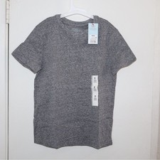 Gray Short Sleeve T-Shirt Cat Jack Boys Size Medium NWT Casual Wear Classic