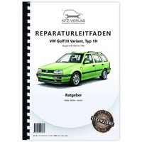VW Golf 3 Variant 1H 1993-1999 Ratgeber RäDer Reifen Archiv Reparaturanleitung