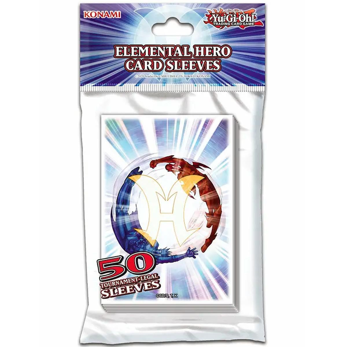 Yugioh Deck Protector Sleeves Konami Transparent Card Protection 50 Count |  eBay