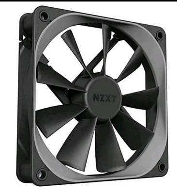 NZXT AER F 140mm Winglet Designed Fan Blades Fluid Dynamic Bearings PWM Airflow. - Image 1 of 4