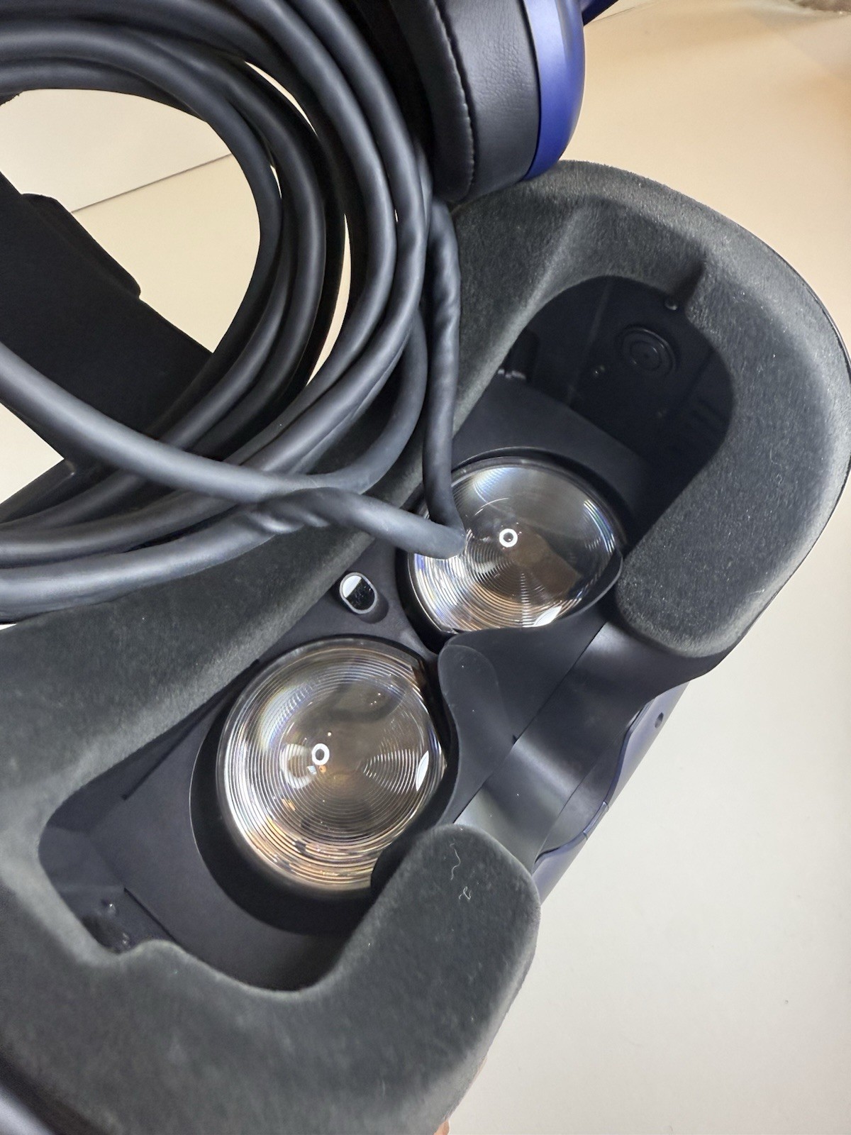 HTC Vive Pro HMD OLED Virtual Reality VR Headset Only + Cable - Tested Working