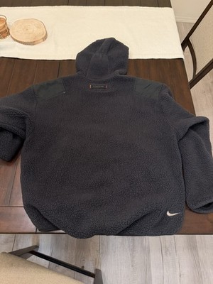 Nike ACG Ninja Fleece Balaclava Black Size S Sherpa Vintage Hoodie Sweatshirt