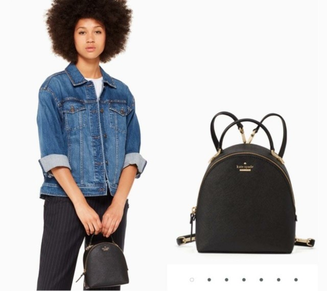 kate spade mini backpack black