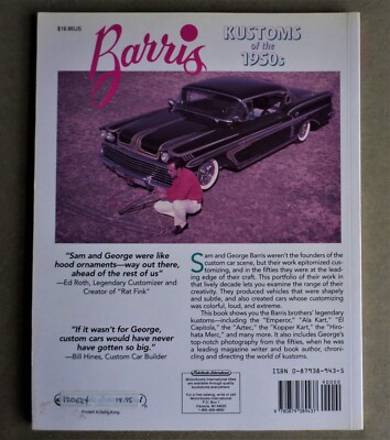 BARRIS KUSTOMS of the 1950s by G. Barris & D. Fetherston