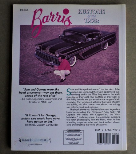 BARRIS KUSTOMS of the 1950s by G. Barris & D. Fetherston. New-Old-Stock Book - Picture 2 of 2