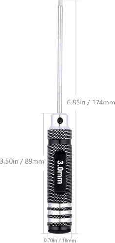 7Pcs Hex Screwdriver Set 0.9mm 1.27mm 1.3mm 1.5mm 2.0mm 2.5mm 3.0mm Hex Driver A - Picture 4 of 5