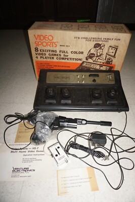 Vintage Venture Electronics VS-7 Video Game System. Original Box