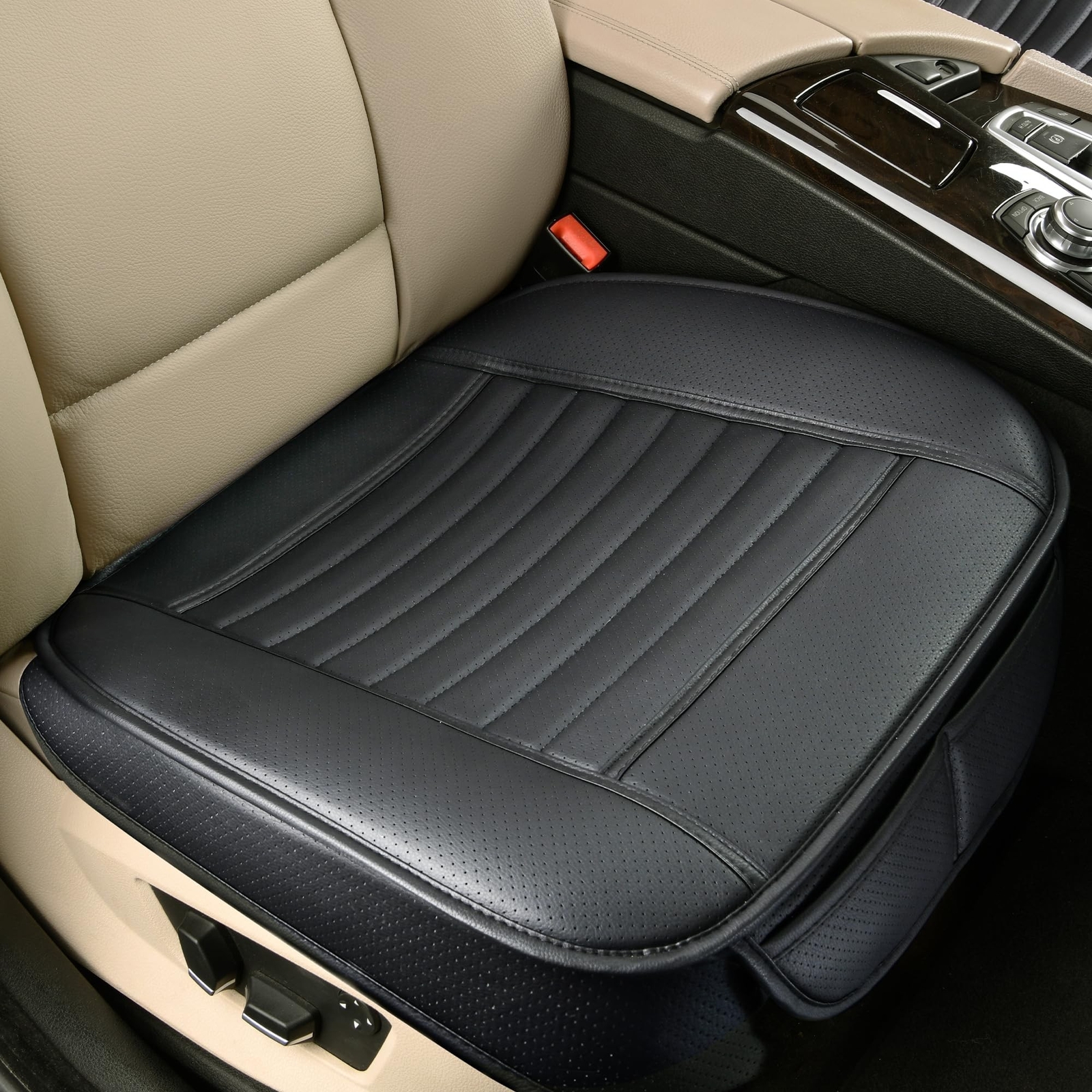 2pc Edge Wrapping Comfortable Car Front Seat Covers, Seat Protectors, Anti-Sl...