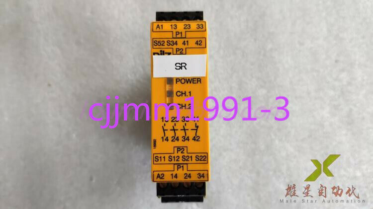 1PC Used Pilz PNOZ X2.8P 777301 safety relay Tested