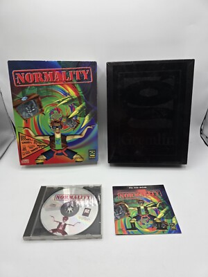 Vintage Normality PC Big Box Retro Gamer MS DOS 3D Grafik Abenteuer - sehr selten