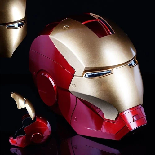 Iron Man MK5 Helmet 1:1 Wearable Voice Control IronMan LED Mask Cosplay Props - Bild 11 von 18